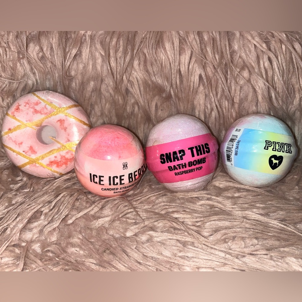 victoria’s secret pink bath bombs